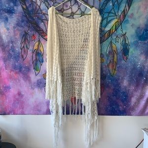 Charming Charlie White Cardigan